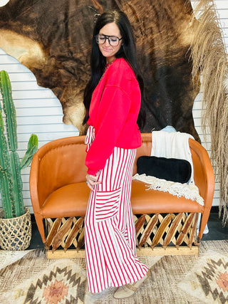 Collin Red Striped Wide Leg Pants-Pants-Jade by Jane-Motis & Co Boutique, Women's Fashion Boutique in Carthage, Missouri