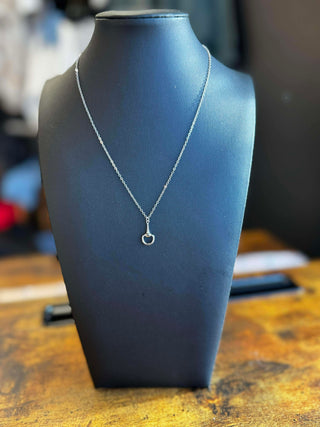 Snaffle Bit Sterling Silver Necklace-Necklaces-Westrian International-Motis & Co Boutique, Women's Fashion Boutique in Carthage, Missouri
