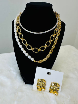 Luxe Tennis Necklace-Necklaces-ChanSutt-Motis & Co Boutique, Women's Fashion Boutique in Carthage, Missouri