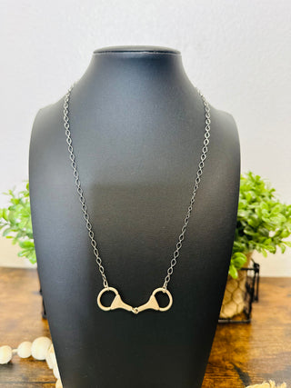 Bandera Sterling Silver Bit Necklace-Necklaces-Touch of Gallop-Motis & Co Boutique, Women's Fashion Boutique in Carthage, Missouri
