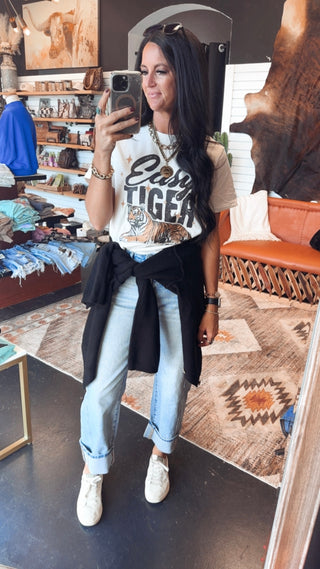 Easy Tiger Boxy Natural Tee