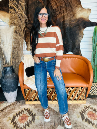 Hazel Relaxed Striped Sweater
