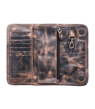 Canton 2 in 1 Leather Wallet Bedstu Rustic Black-Handbags-Bedstu-Motis & Co Boutique, Women's Fashion Boutique in Carthage, Missouri