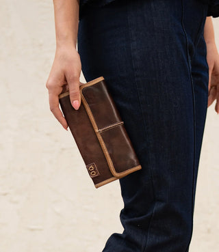 Canton 2 in 1 Leather Wallet Bedstu Teak Oats-Handbags-Bedstu-Motis & Co Boutique, Women's Fashion Boutique in Carthage, Missouri