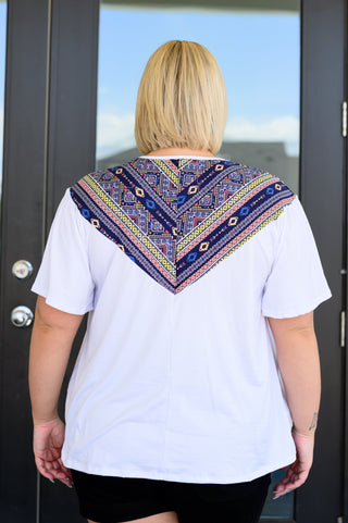 Casually Boho Keyhole Neckline Top-Short Sleeves-Ave-Motis & Co Boutique, Women's Fashion Boutique in Carthage, Missouri