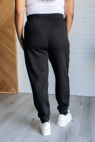 Center Seam Scuba Joggers in Black-Bottoms-Ave Shops-Motis & Co Boutique, Women's Fashion Boutique in Carthage, Missouri