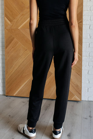 Center Seam Scuba Joggers in Black-Bottoms-Ave Shops-Motis & Co Boutique, Women's Fashion Boutique in Carthage, Missouri