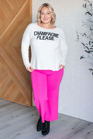 Champagne Please Lightweight Sweater-Tops-Ave Shops-Motis & Co Boutique, Women's Fashion Boutique in Carthage, Missouri