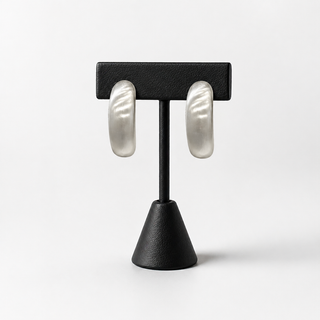 Outer Banks Matte Hoop Earrings-Earrings-Carol Su-Motis & Co Boutique, Women's Fashion Boutique in Carthage, Missouri