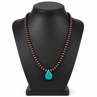 Jenks Copper Teardrop Necklace