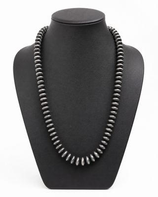 Rollo Silver Tone 10mm Saucer Necklace-Necklaces-Western Elite-Motis & Co Boutique, Women's Fashion Boutique in Carthage, Missouri