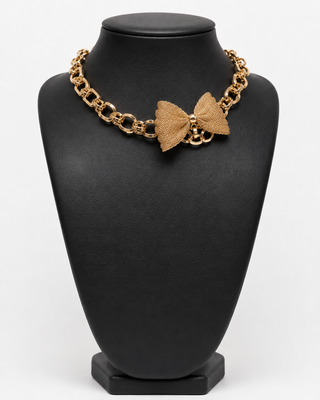 Bayside Chunky Gold Choker Necklace-Necklaces-Carol Su-Motis & Co Boutique, Women's Fashion Boutique in Carthage, Missouri