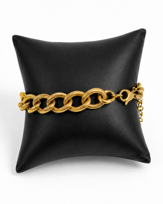 Arden Gold Chunky Chain Bracelet-Bracelets-ChanSutt-Motis & Co Boutique, Women's Fashion Boutique in Carthage, Missouri