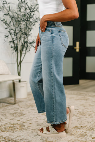 Claudia Mid Rise Wide Leg Ankle Jean-Jeans-Ave Shops-Motis & Co Boutique, Women's Fashion Boutique in Carthage, Missouri