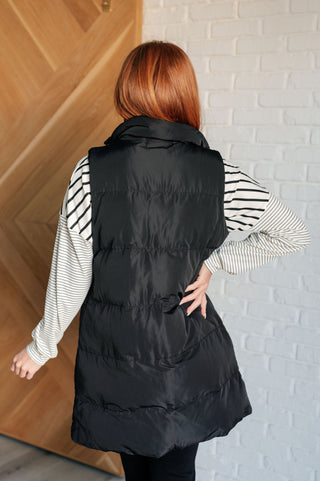 Cold and Calculated Longline Puffer Vest-Vests-Ave Shops-Motis & Co Boutique, Women's Fashion Boutique in Carthage, Missouri