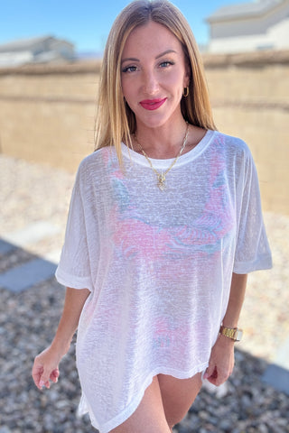 Continue On Oversized Tunic-Short Sleeves-Ave shops-Motis & Co Boutique, Women's Fashion Boutique in Carthage, Missouri