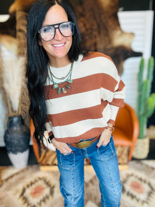 Hazel Relaxed Striped Sweater