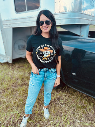 Long Live The Hippies And The Cowboys Graphic Tee-Graphic Tees-Rodeo Hippie-Motis & Co Boutique, Women's Fashion Boutique in Carthage, Missouri