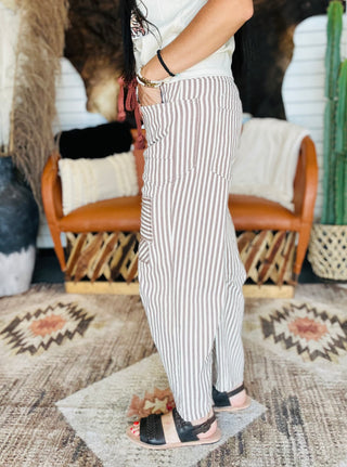 McCoy Striped Barrel Jeans