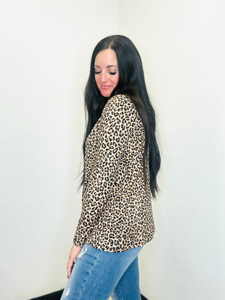 Liz Leopard Print Cardigan-Cardigans-MOTIS-Motis & Co Boutique, Women's Fashion Boutique in Carthage, Missouri