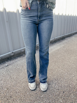 Ivy Tummy Control Slim Bootcut Jean-Jeans-Judy Blue-Motis & Co Boutique, Women's Fashion Boutique in Carthage, Missouri