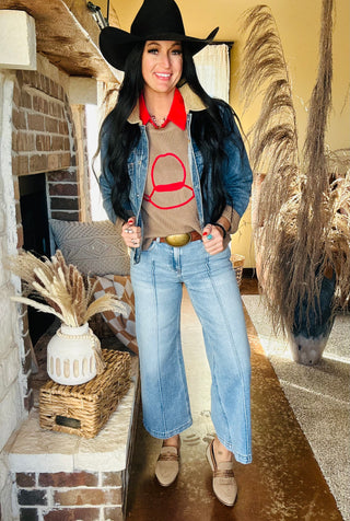 Hats Off Cowboy Hat Sweater-Sweaters-2 Fly-Motis & Co Boutique, Women's Fashion Boutique in Carthage, Missouri