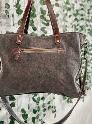 Canvas Rustic Myra Weekend Bag-Handbags-Myra-Motis & Co Boutique, Women's Fashion Boutique in Carthage, Missouri