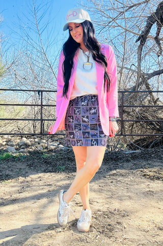 Check It Cowpoke Skort-dress-2 Fly-Motis & Co Boutique, Women's Fashion Boutique in Carthage, Missouri