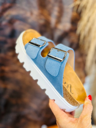 Jazmin 2 Slip On Platform Sandals-Sandals-Very G-Motis & Co Boutique, Women's Fashion Boutique in Carthage, Missouri