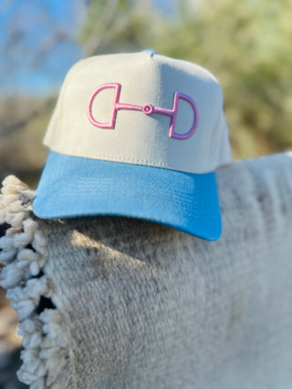 Pink Horse Bit Canvas Cap-Hats-Summer Tees-Motis & Co Boutique, Women's Fashion Boutique in Carthage, Missouri