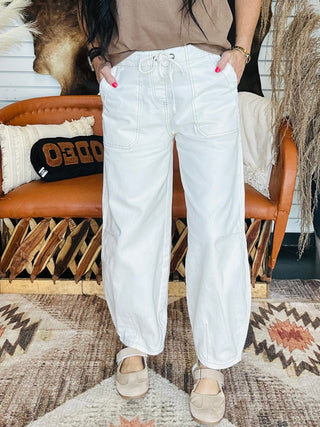 Bemjamin Baggy Ecru Jeans