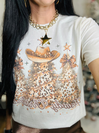 Howdy Western Gold Bling Tee-Graphic Tees-J Coons-Motis & Co Boutique, Women's Fashion Boutique in Carthage, Missouri