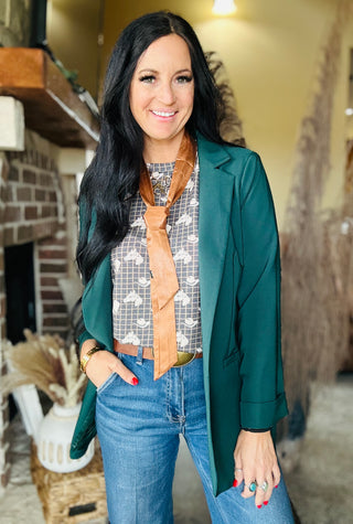 Ruth Classic Open Front Blazer-Blazers-Zenana-Motis & Co Boutique, Women's Fashion Boutique in Carthage, Missouri