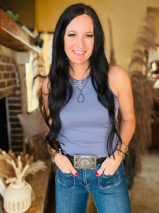 Cloud Basic Tank Tops-Tanks-2 Fly-Motis & Co Boutique, Women's Fashion Boutique in Carthage, Missouri