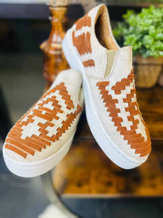Agave Sky Dakota Brown Slip On Sneaker