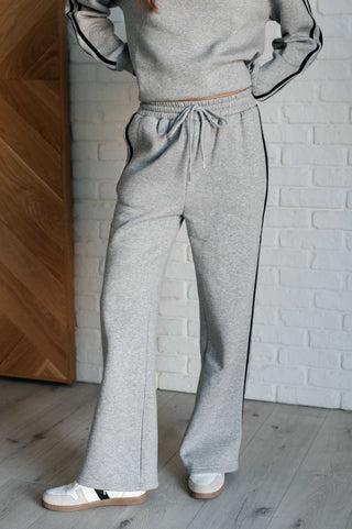 Don't Get Stuck Stripe Detail Sweatpants-Bottoms-Ave Shops-Motis & Co Boutique, Women's Fashion Boutique in Carthage, Missouri