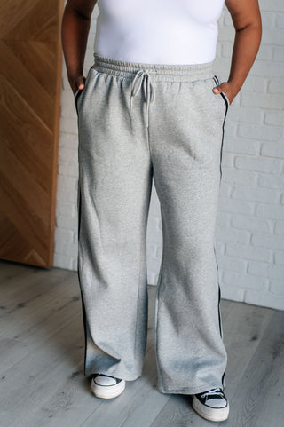 Don't Get Stuck Stripe Detail Sweatpants-Bottoms-Ave Shops-Motis & Co Boutique, Women's Fashion Boutique in Carthage, Missouri