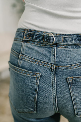 Doris Mid Rise Boyfriend with Adjustable Back Tab + Hollywood WB-Jeans-Ave Shops-Motis & Co Boutique, Women's Fashion Boutique in Carthage, Missouri
