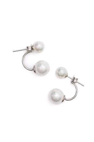 Double Pearl Stud Earrings-Accessories-Ave Shops-Motis & Co Boutique, Women's Fashion Boutique in Carthage, Missouri