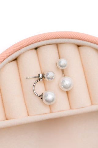 Double Pearl Stud Earrings-Accessories-Ave Shops-Motis & Co Boutique, Women's Fashion Boutique in Carthage, Missouri