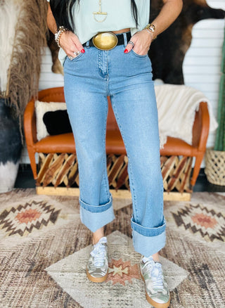 Otis High Rise Tummy Control Jeans-Shorts-Lucky & Blessed-Motis & Co Boutique, Women's Fashion Boutique in Carthage, Missouri