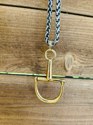 Buck Western Horse Bit Necklace-Necklaces-Western Elite-Motis & Co Boutique, Women's Fashion Boutique in Carthage, Missouri