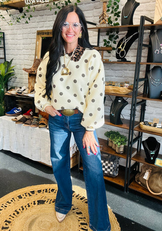 Garth Tummy Control Wide Leg Jeans