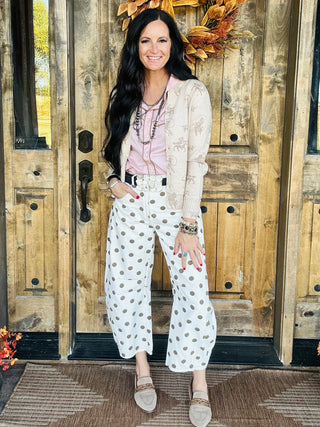 Andie Western Cowboy Print Cardigan