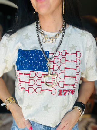 Bit of Freedom Graphic Tee-Graphic Tees-Rowdy Crowd-Motis & Co Boutique, Women's Fashion Boutique in Carthage, Missouri