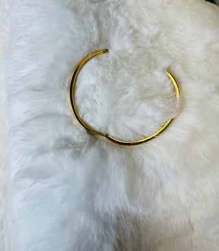 Gold Water Resistant Bangle Bracelet | The Nelson-Bracelets-Accessories Galore-Motis & Co Boutique, Women's Fashion Boutique in Carthage, Missouri