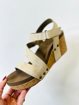 Corkey's Gold Spring Fling Wedges-Mules-Agave Sky-Motis & Co Boutique, Women's Fashion Boutique in Carthage, Missouri