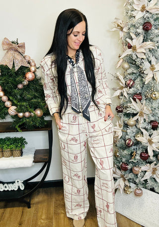 Western Embroidered Wide Leg Pants-Pants-ee: some-Motis & Co Boutique, Women's Fashion Boutique in Carthage, Missouri