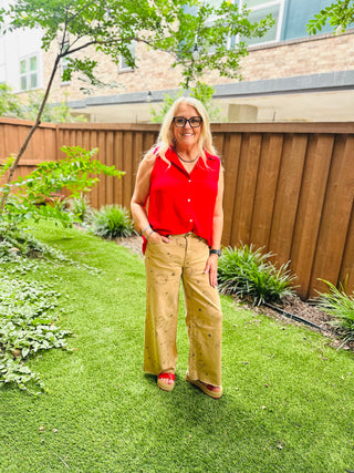 Marshall Western Print Twill Stretch Pants-Pants-EASEL-Motis & Co Boutique, Women's Fashion Boutique in Carthage, Missouri