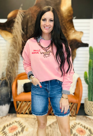 Asher Denim Bermuda Shorts-Shorts-Risen-Motis & Co Boutique, Women's Fashion Boutique in Carthage, Missouri